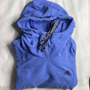 Blue Adidas Hoodie Women Size Small